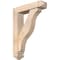 Ekena Millwork Funston Arts and Crafts Smooth Bracket w/ Offset Brace, Douglas Fir, 5 1/2"W x 22"D x 30"H BKT0604X22X30FST03SDF - alternate 1